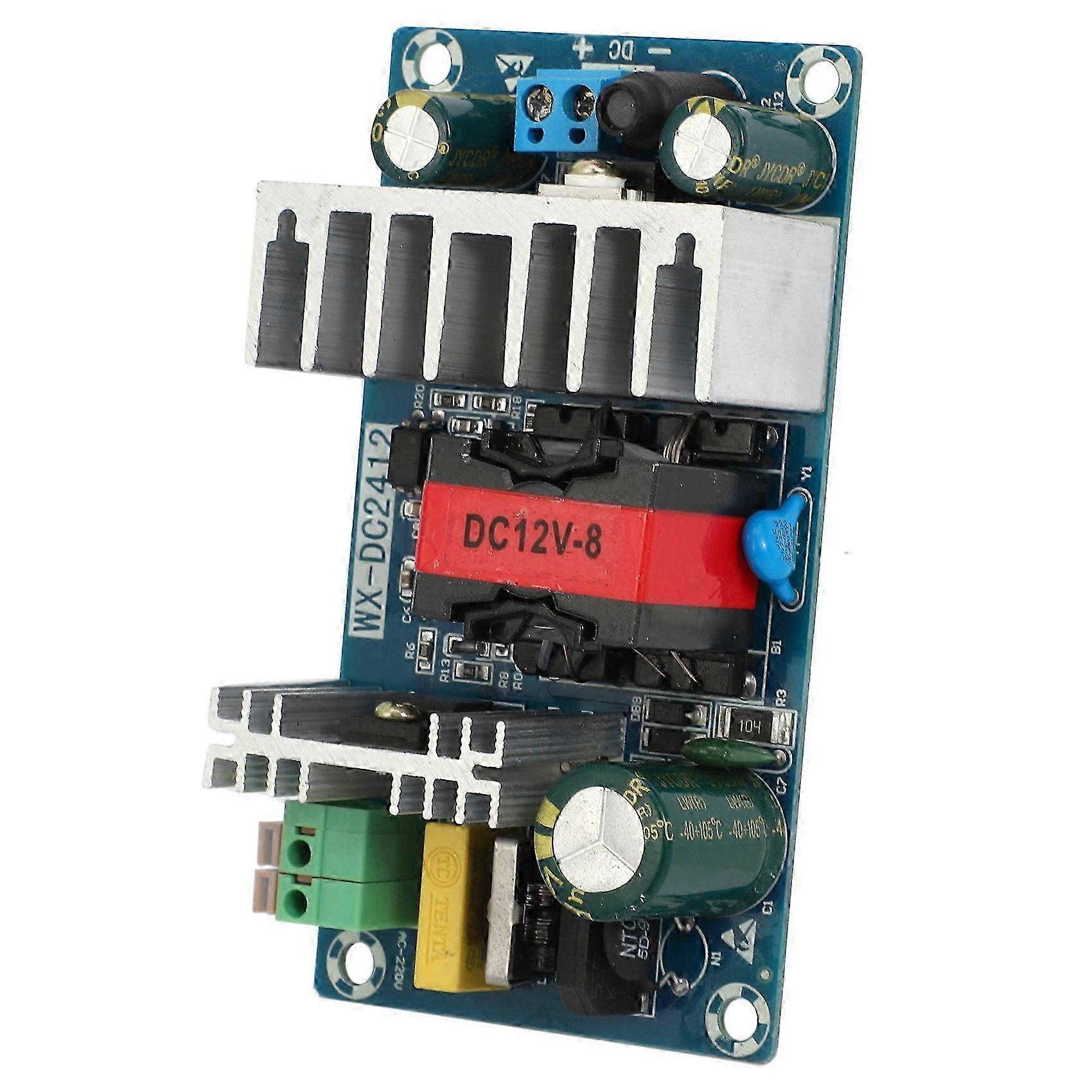 AC-omvandlare 110V 220V till DC 12V 8A 100W Regulator Transformator LED Strömförsörjning