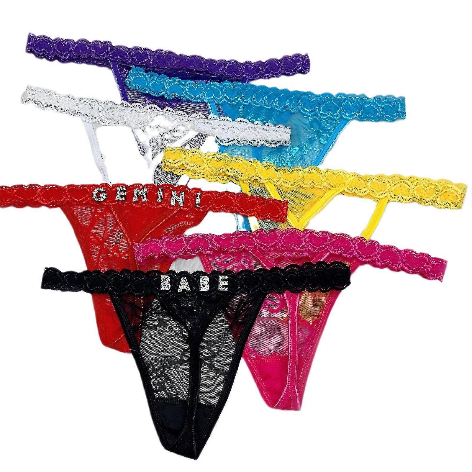 Strings prénom personnalisés, strings sexy personnalisé nom femmes, strings nom personnalisé, culotte string personnalisé - GSL