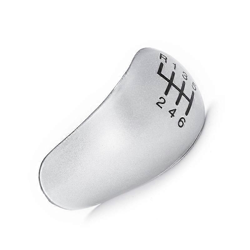 Gear Shift Knob Badge Emblem Cap Knob Cover 5/6 Speed Insert Replacement For Ford For Fusion Fiesta V Tourneo Connect-5 speed