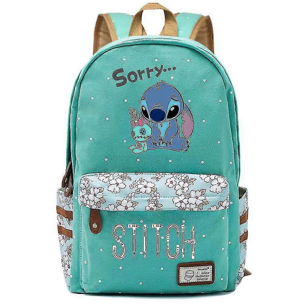 New Kawaii Disney Stitch Boy Girl Kids School Book Bags Women Bagpack Teenagers Schoolbags Canvas Travel Laptop Backpack