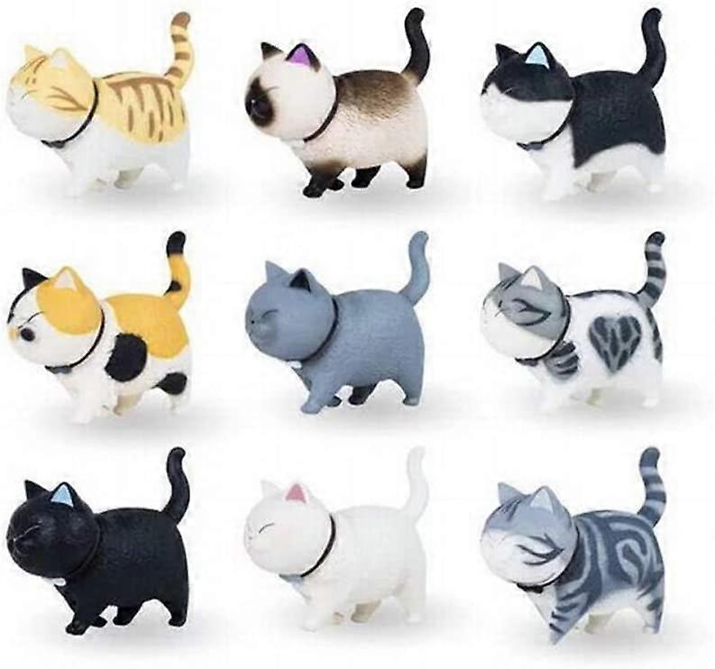 9 Pack Cat Refrigerator Magnets,for Refrigerator Kitchen Decor