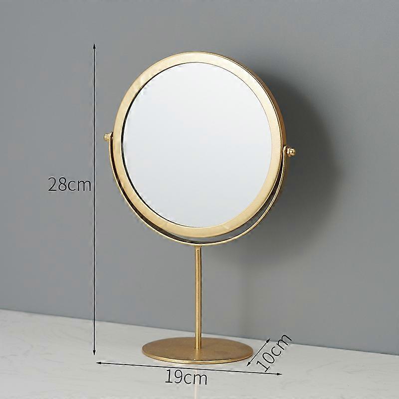 Adjustable Desktop Makeup Mirror - 360 Rotation Folding Portable Vanity Mirror