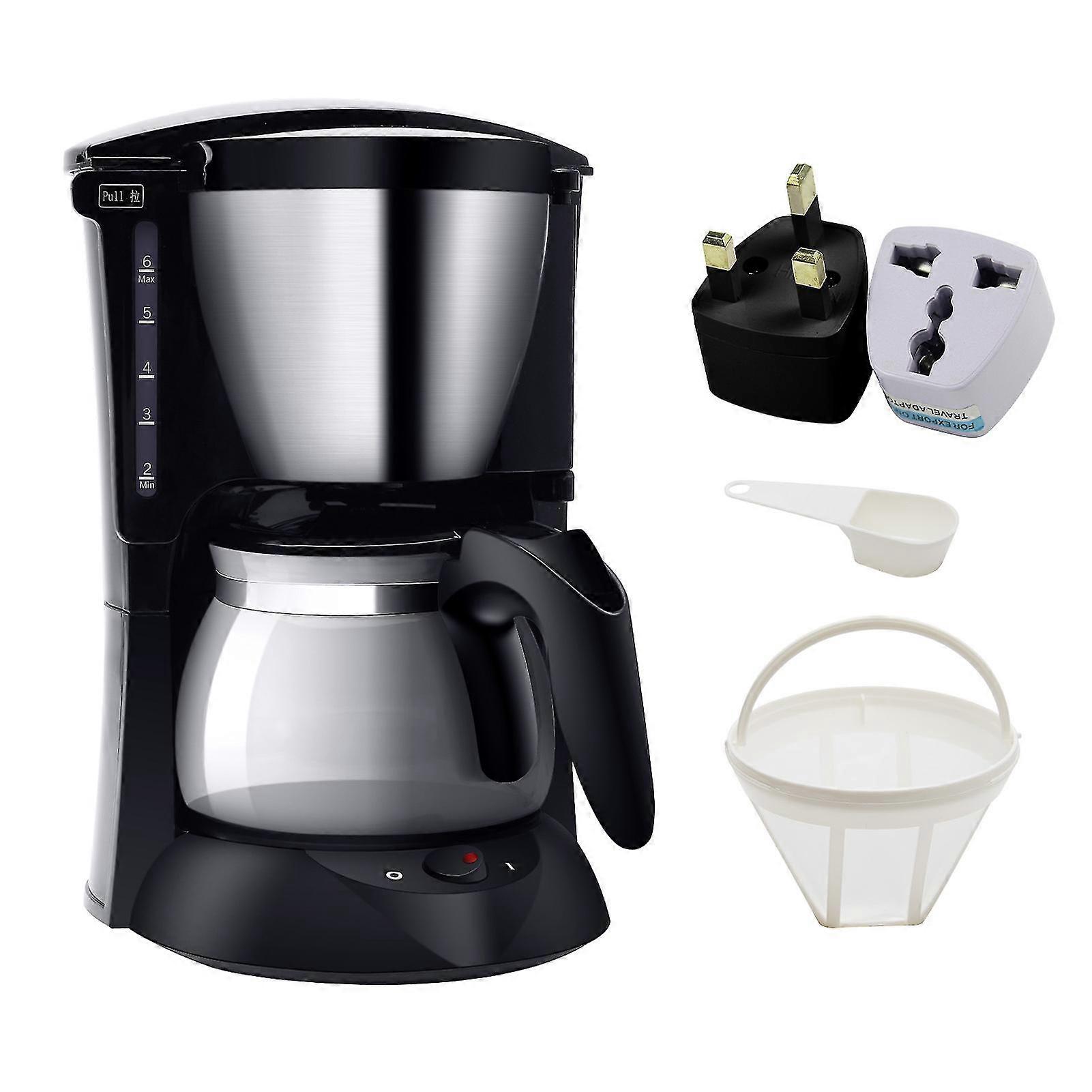 650ml Portable Drip Coffee Maker Ergonomic With Plug Programmable Home Kitchen