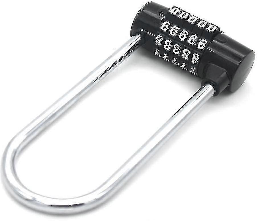 مقبض باب خزانة ذات شعاع طويل كبير مع قفل مركب وقفل صالة ألعاب رياضية وخزانة أمان للأمتعة مكونة من 5 أرقام