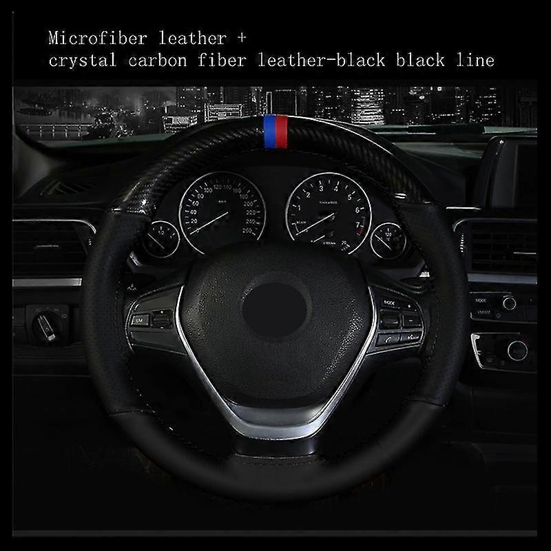 (a)car Steering Wheel Cover With And Thread 8 S Diy 37cm/38cm Artificial Soft B On Steering Wheel