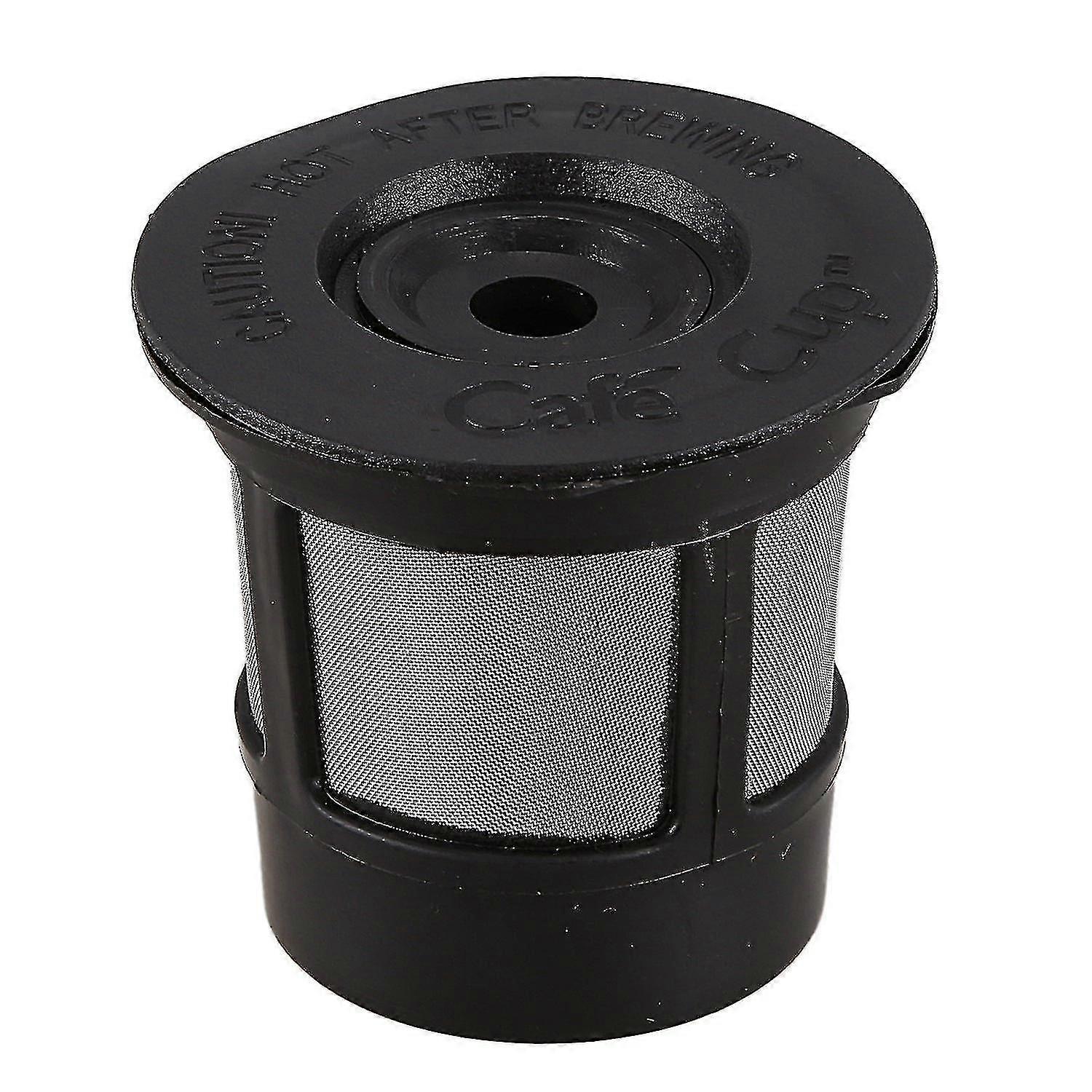 Reusable Compatible With Filter Pod K-cup Coffee Stainless Mesh Black 1 Pc PXCL