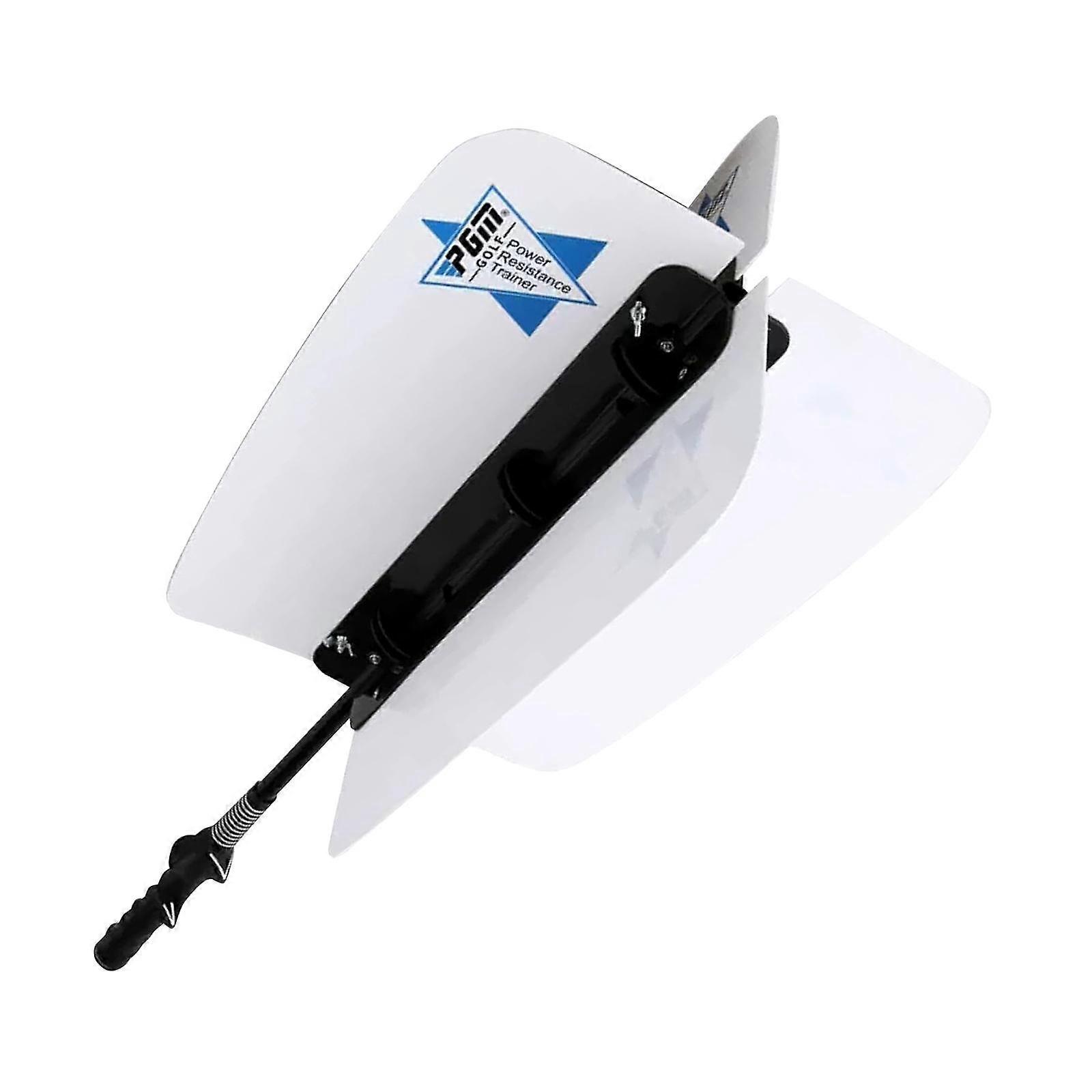 Golf Power Resistance Trainer Golf Swing Trainer for Balance Strength Adults White