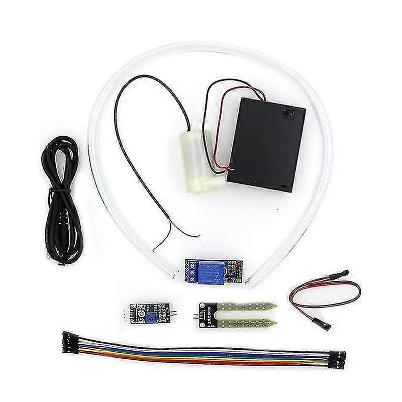 Soil Moisture Sensor Kit Automatic Watering System Manager With Mini Water Pump For Diy Kit Ek1915