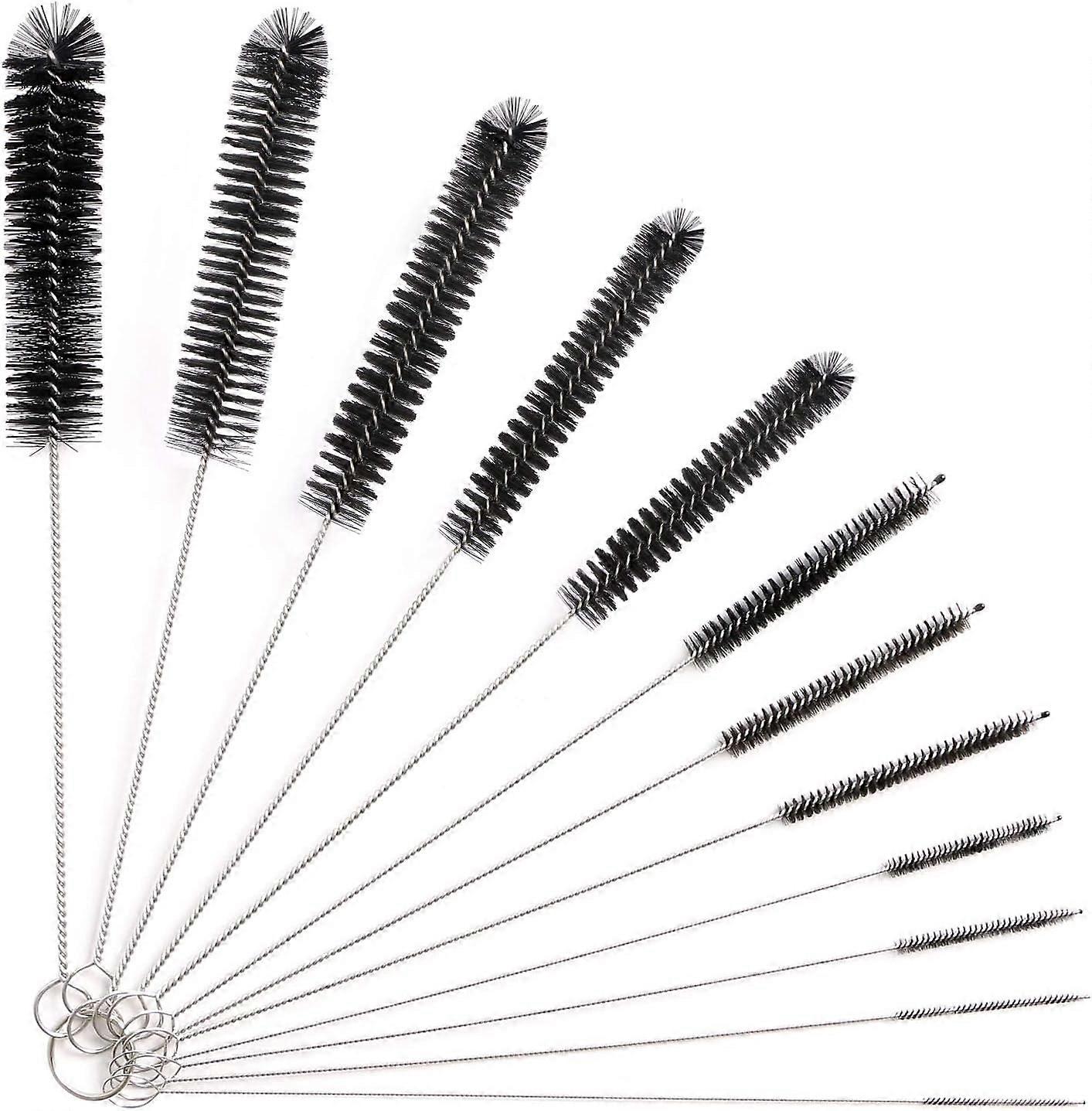 Lot De 5 Brosses En Fil D'acier 12mm - Longueur 315mm, Pour Nettoyage De Tubes