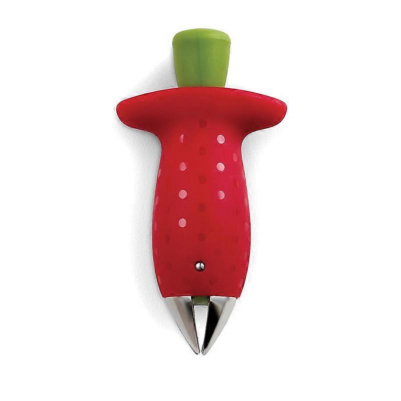Strawberry Huller, Tomato Corer Tool, Strawberry Slicer, Red/Green
