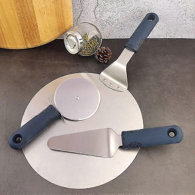 Barbecue Tool Pizza Pan Set, Convenient And Easy To Clean (3 Pieces)
