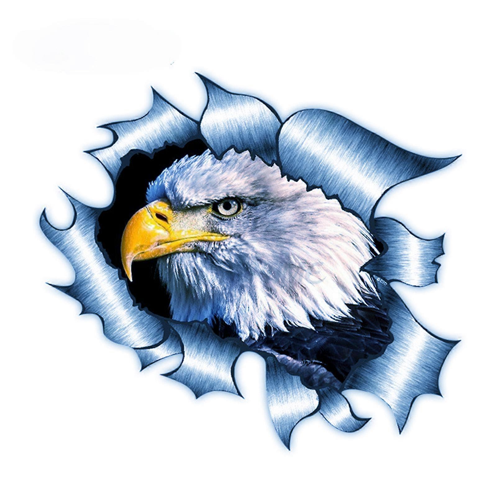 Bald Eagle Flag Car Sticker and Decal PVC Decoration Decals