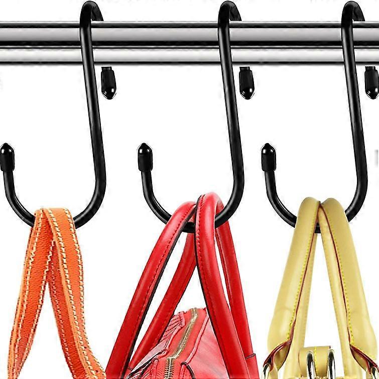 6 Pack Purse Hanger for Closet, Unique Twist Design Organizer Hooks