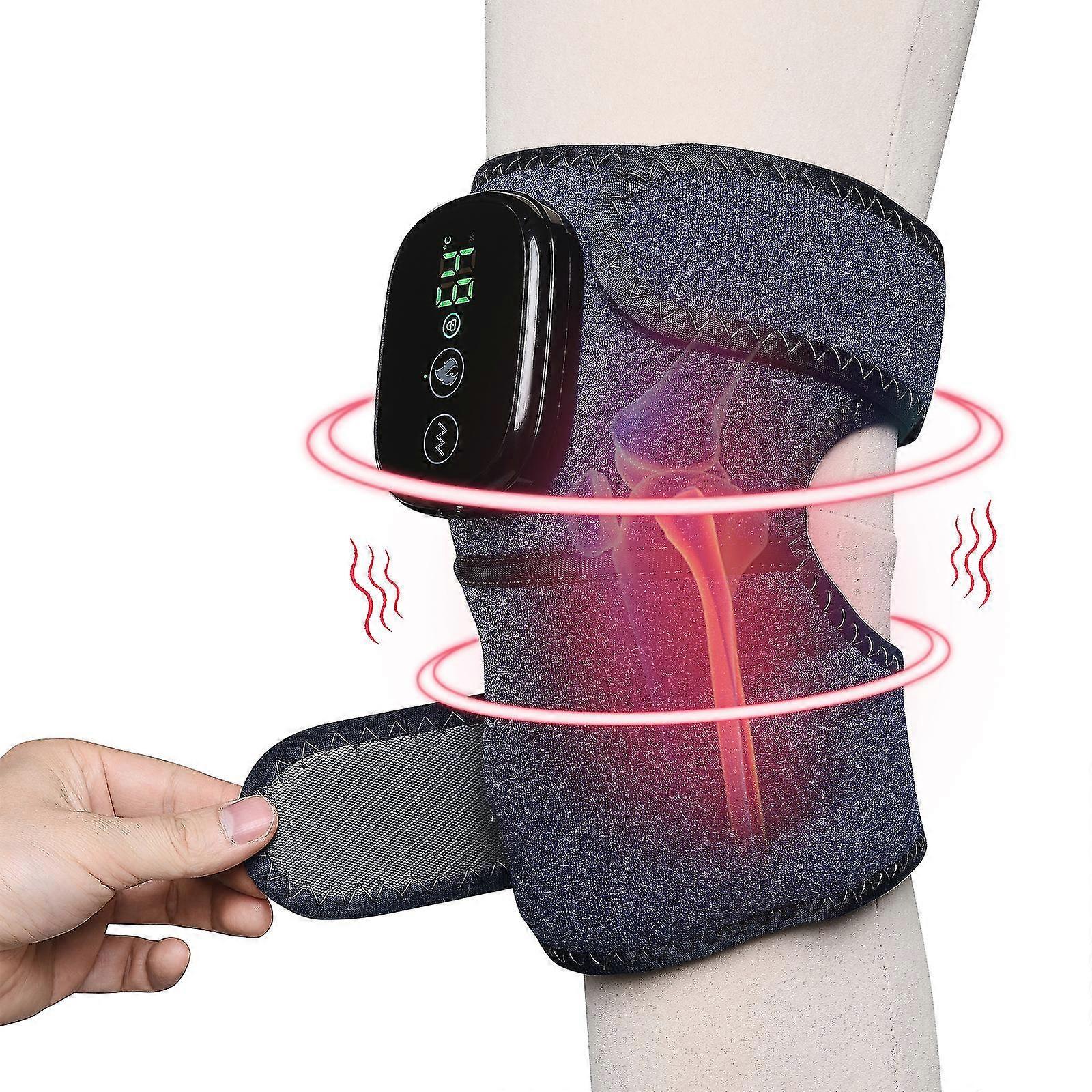 Massager Knee Pads Vibration Temperature Control Wireless Heating Physiotherapy Device