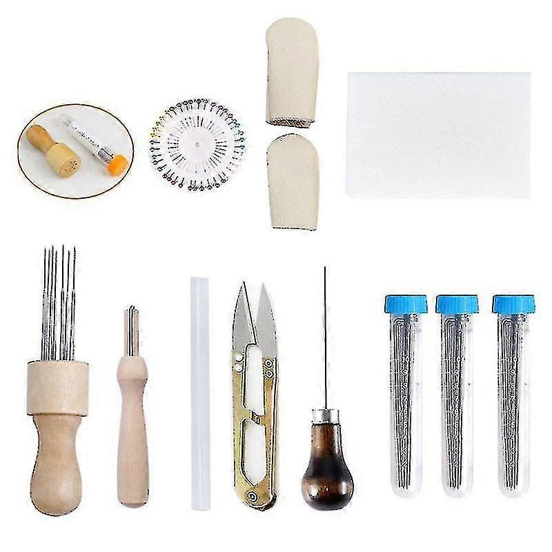 Wool Felt Authoring Tools Wooden Handle Felting Needle Wool Felt Tools Felting Kit With Box