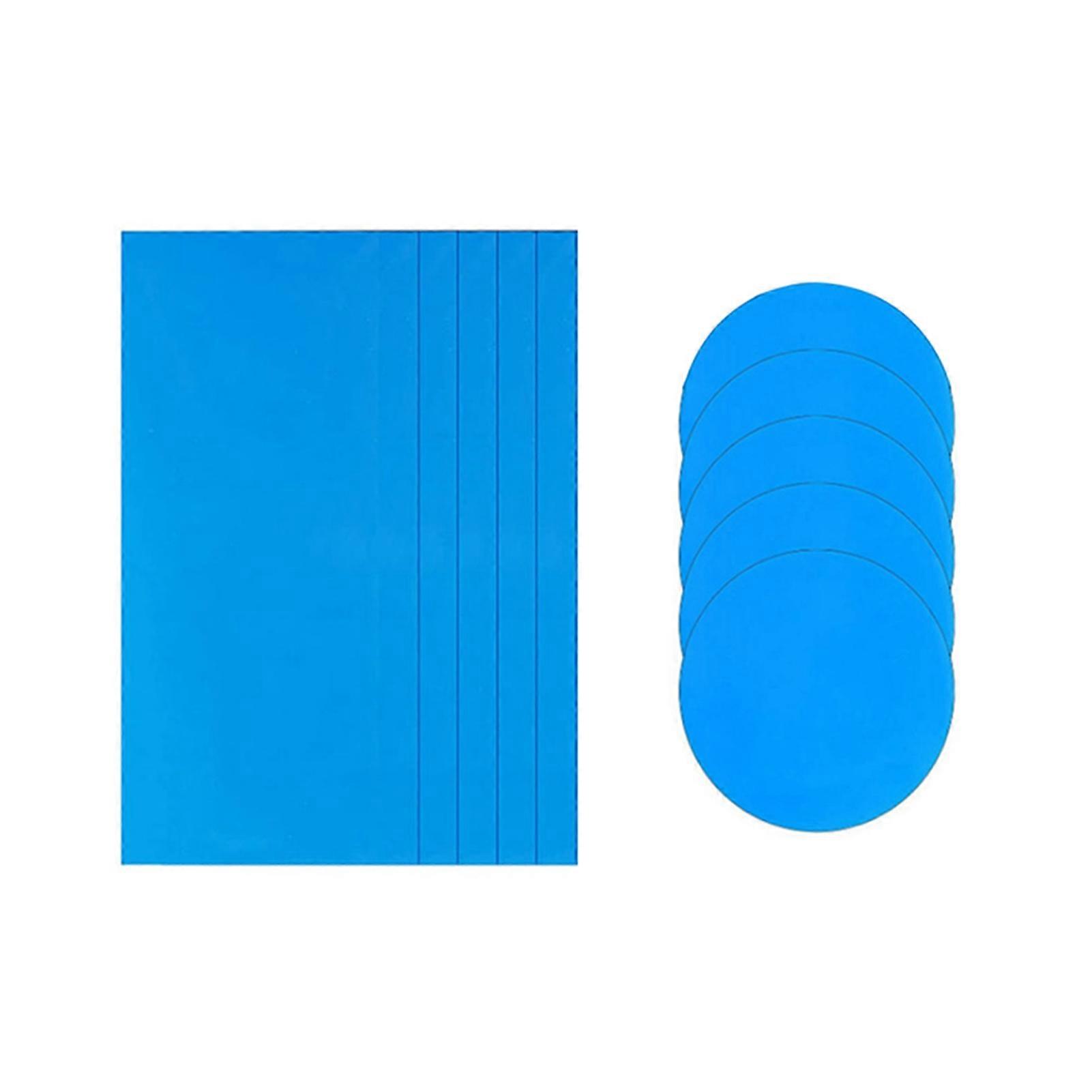 10 Adet Havuz Onarım Yaması Kendinden yapışkanlı Çok Fonksiyonlu PVC Şişme Bot Onarım Etiket Bandı Açık için