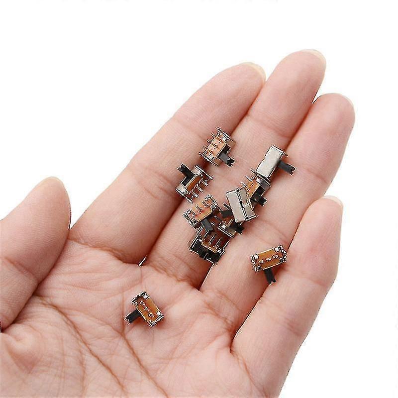 10pcs/set Sk12d07 Right Angle Slide Switch Power Switch 3p Spdt 2mm Pitch10pcs