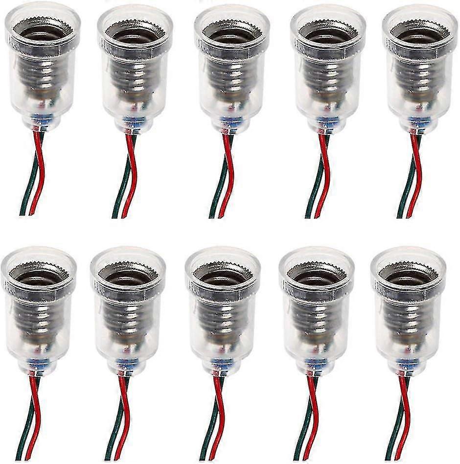 E10 Led Lamp Screw Base Small Candle Bulb Installation Small Bulb Base Lamp Base With Wire Socket Base Household Experimental Circuit Test Lamp