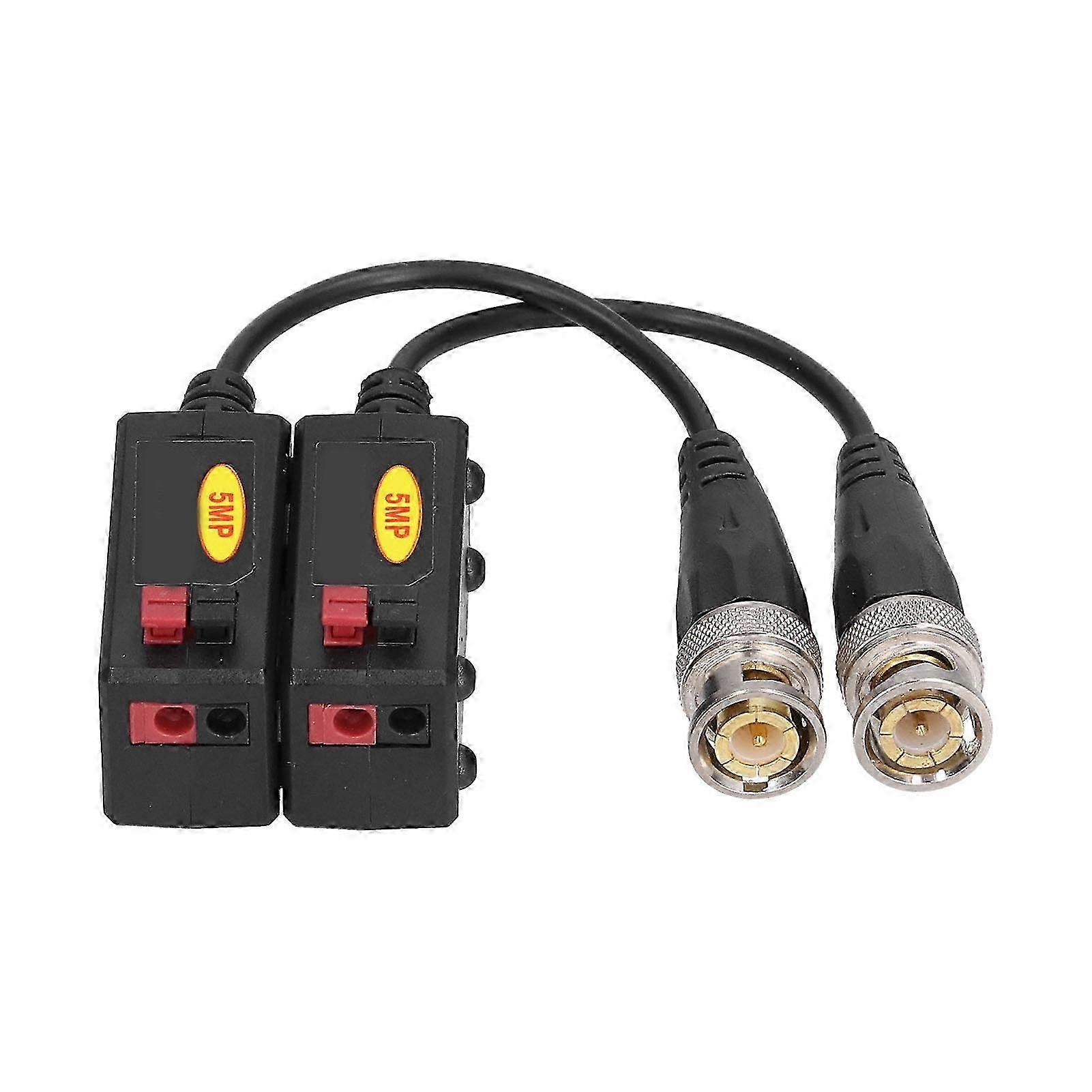 Balun Transceiver Single Port HD Easy Installation Strong Compatibility Ethernet Over Coax for Video Transmission
