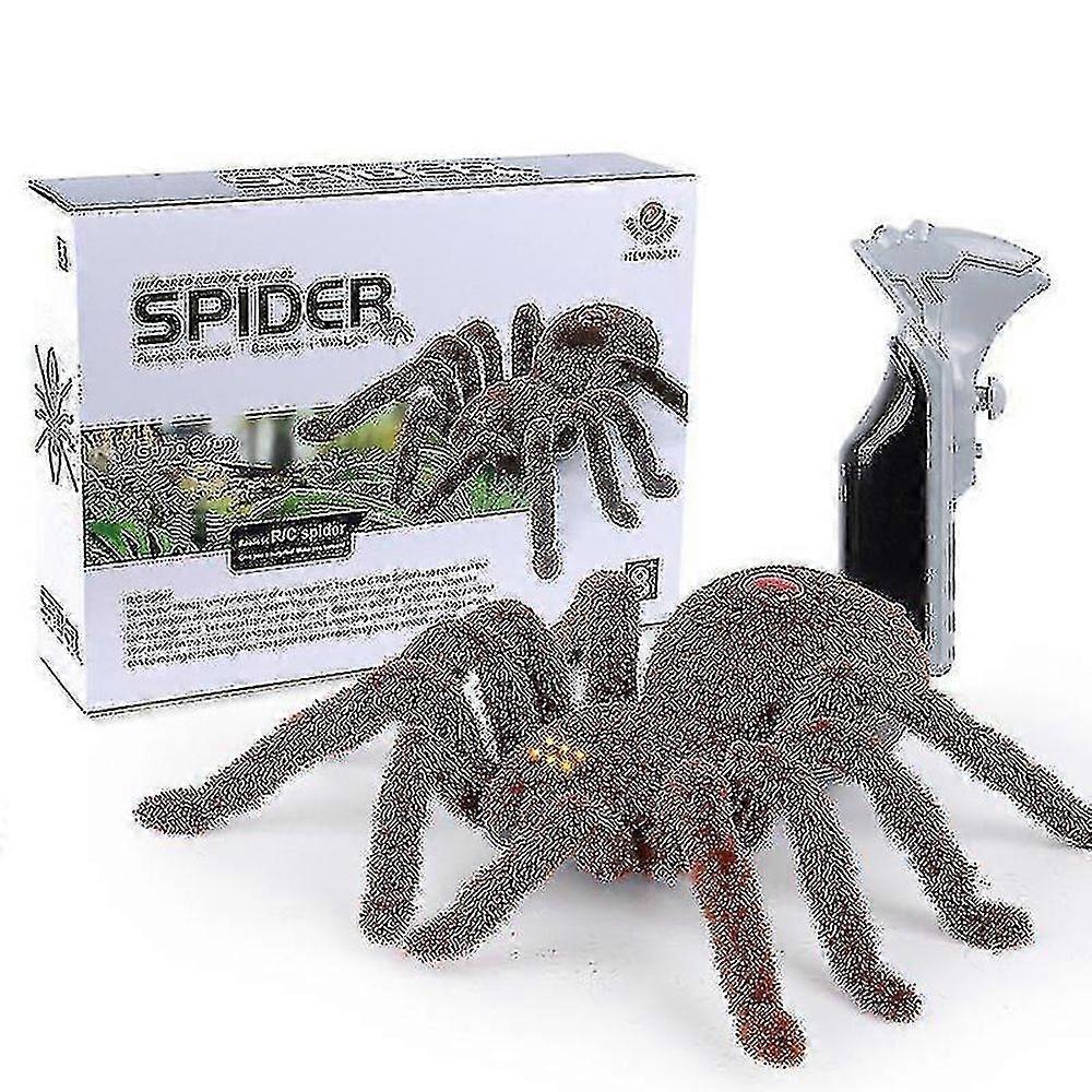 Wireless Remote Control Spider, Multi-function High Simulation Remote Control Two-way Four-way Spider Infrared Remote Control Tarantula Black Widow
