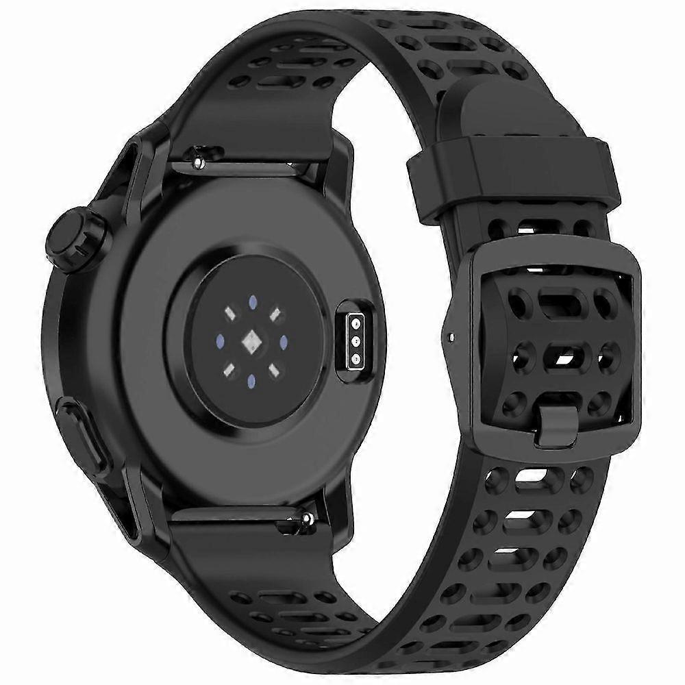 For Coros Pace 2/ Apex 2/ Apex 42mm Silicone Watch Band Solid Color 20mm Watch Strap
