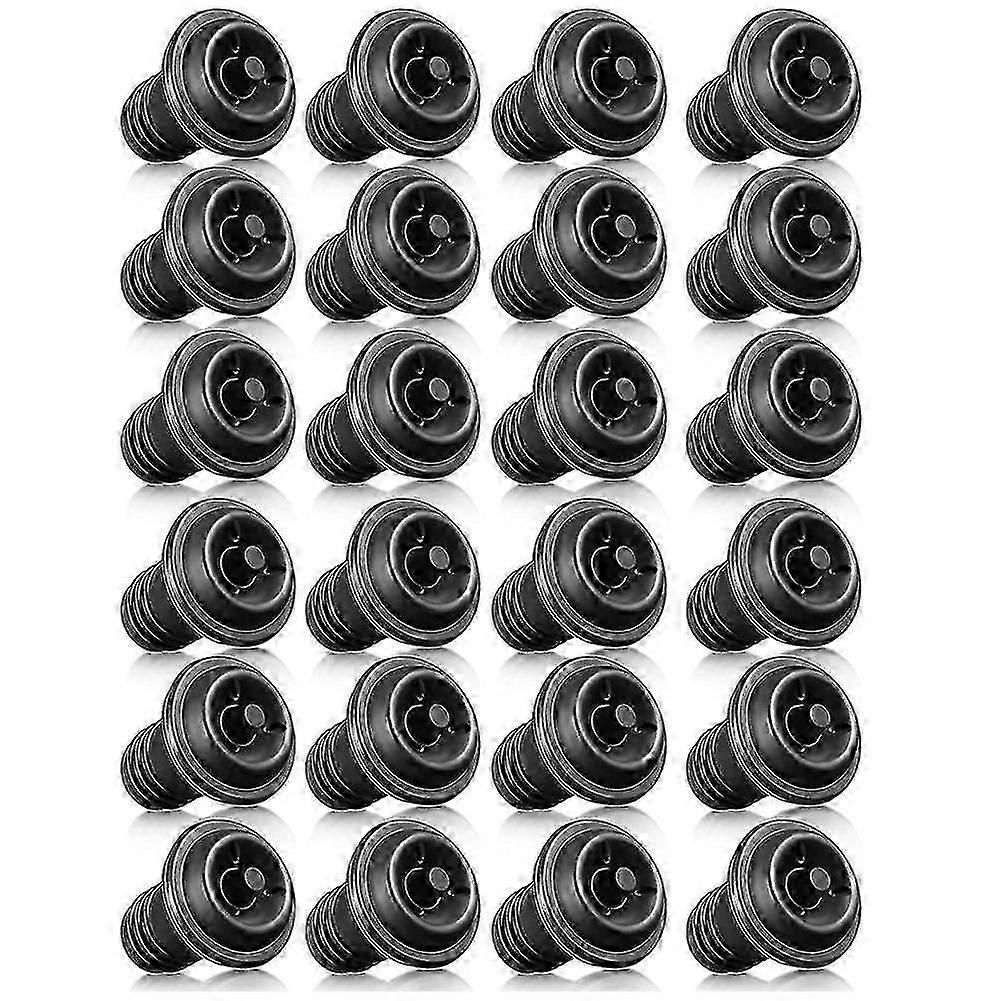 Lot de 24 bouchons à vin refermables, réutilisables et réutilisables.