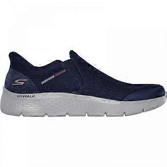 Men's Skechers Slip-ins: GO WALK Flex Ojai | Navy | Mens Casual Slip On Trainers