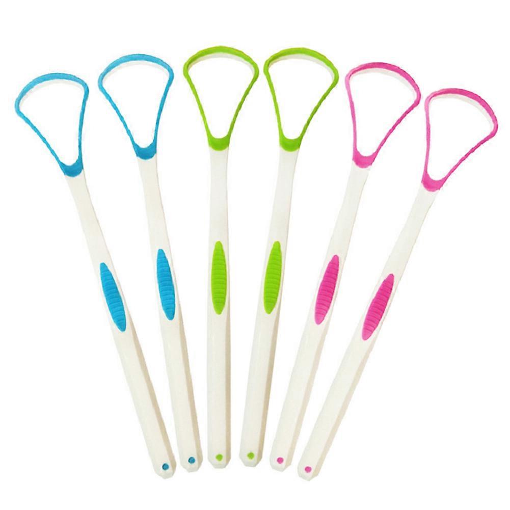 デンタルケアツールセット、6PCS舌クリーナーとスクレーパー