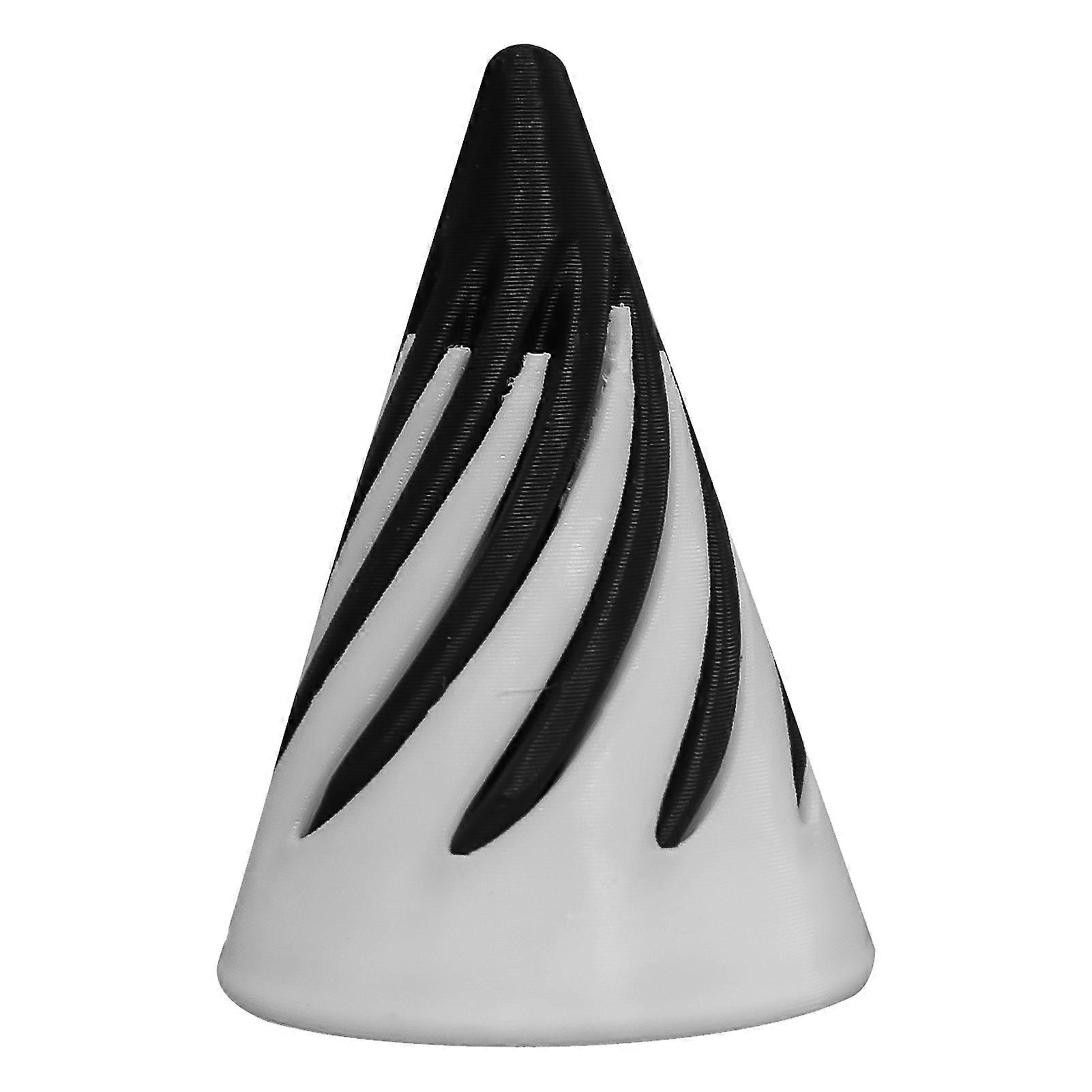 Impossible Cone Stress Relaxing Anxiety Relief Desktop Decoration 3D Printed Pyramid Passthrough Sculpture for Office School Home