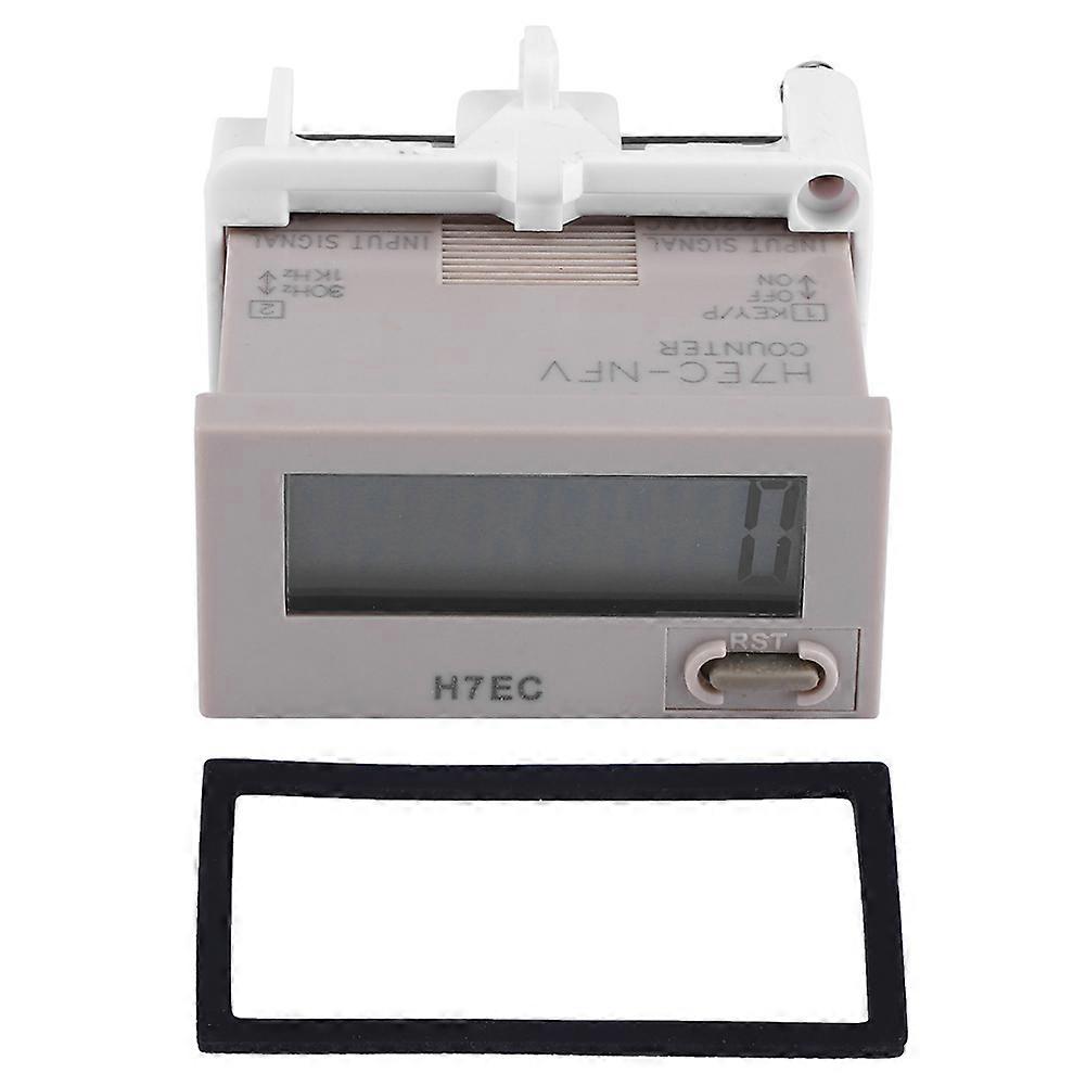 H7EC NFV AC  Digital Electrical Counter Totalizer with 8-Digit LCD Display