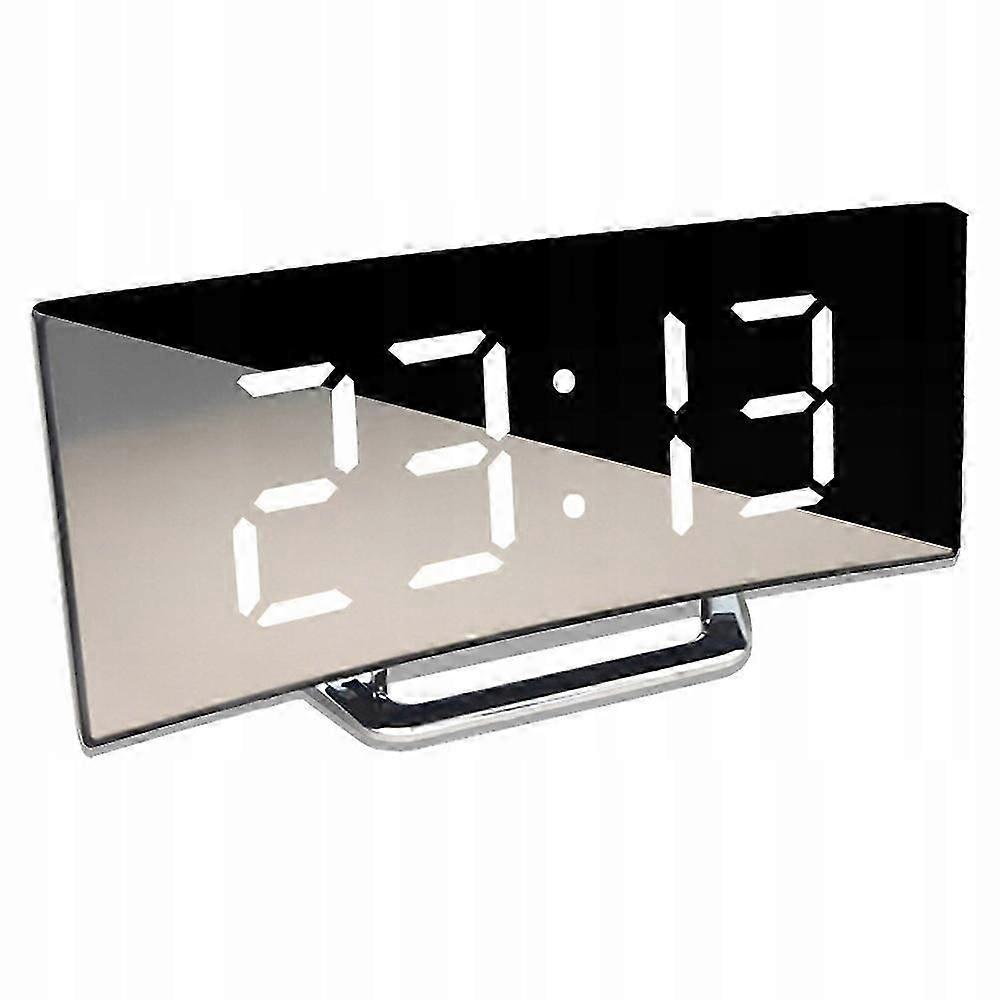 Led Clock Electronic Alarm Clock Temperature Mirror