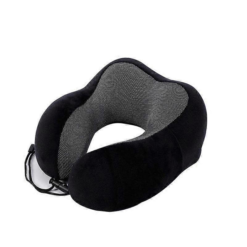 Travel Pillow U-shape Memory Foam Neck Pillows Relieve Pressure Headrest With Storage Bag