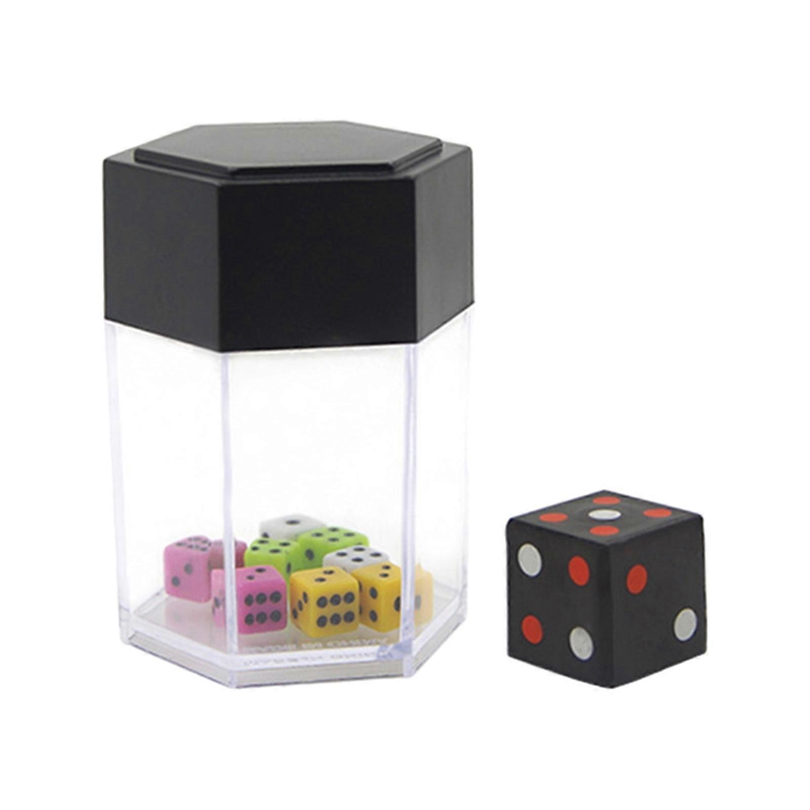 Magician Props Trick Explode Dices Fidgets Toy Practical Joke Props Performances Supplies for Kids Adult Close-up Magics Multicolor