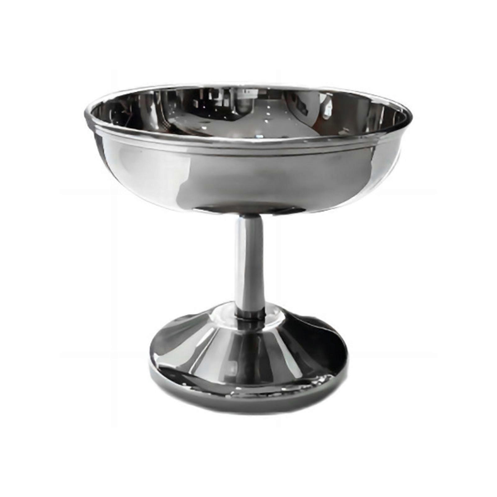 Modern Salads Bowl Elegant Ice Cream Cup Metal Storage Plate for Tantalizing Snacks and Fruit Practical Snacks Container