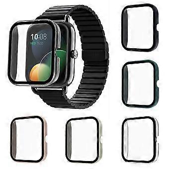 For Xiaomi Haylou RS4 Plus / LS11 PC + Tempered Glass Integrated Watch Case
