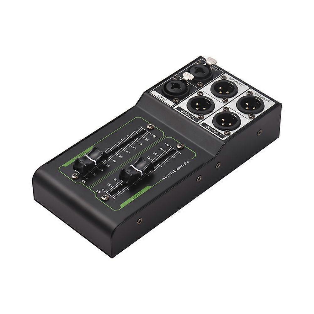 Passive Volume Controller Precise Volume Adjustment Plug Play Stereo Input & Output Electronic Musi