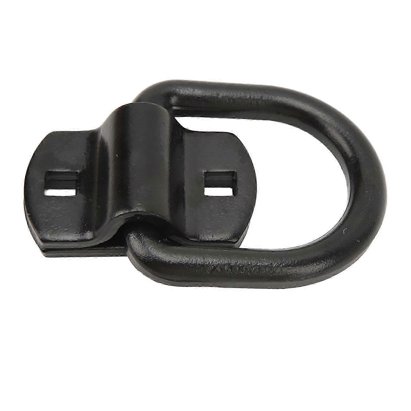 4Pcs ρυμουλκούμενο Δ δαχτυλίδι 12000Lbs μαύρο τραχύ σταθερό αξιόπιστο δαχτυλίδι Δ δένει κάτω άγκυρα για φορτηγά εκτός δρόμου οχήματα SUV F74