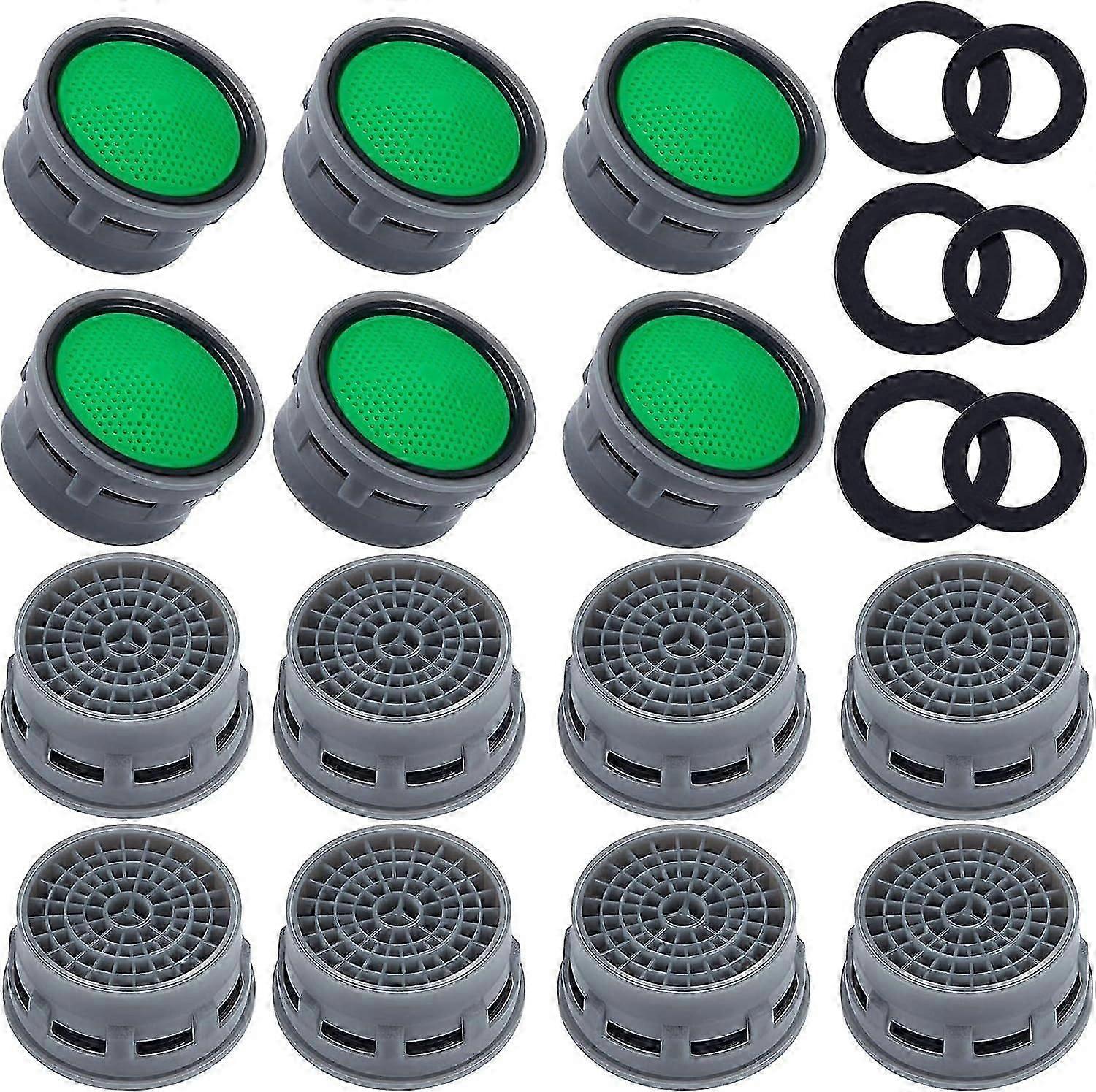 Faucet Aerator Flow Restrictor 20pcs for Bathroom Kitchen [jkw]