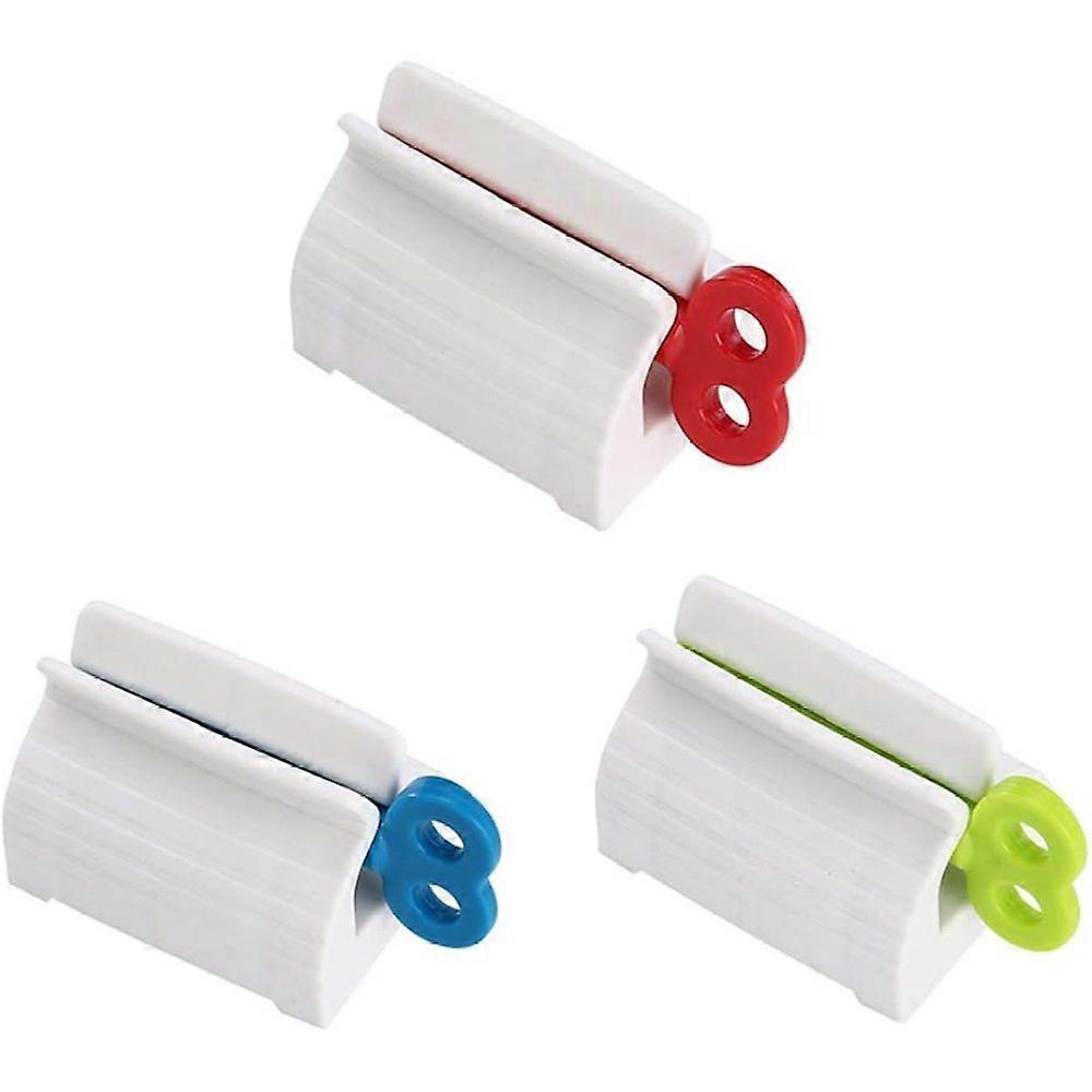 Three tube toothpaste extruders Toothpaste holder Rotary bathroom toothpaste dispenser