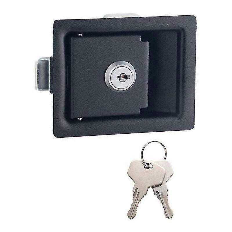 RV Entry Door Lock - Mechanical RV Door Lock (Black) RUIOIU