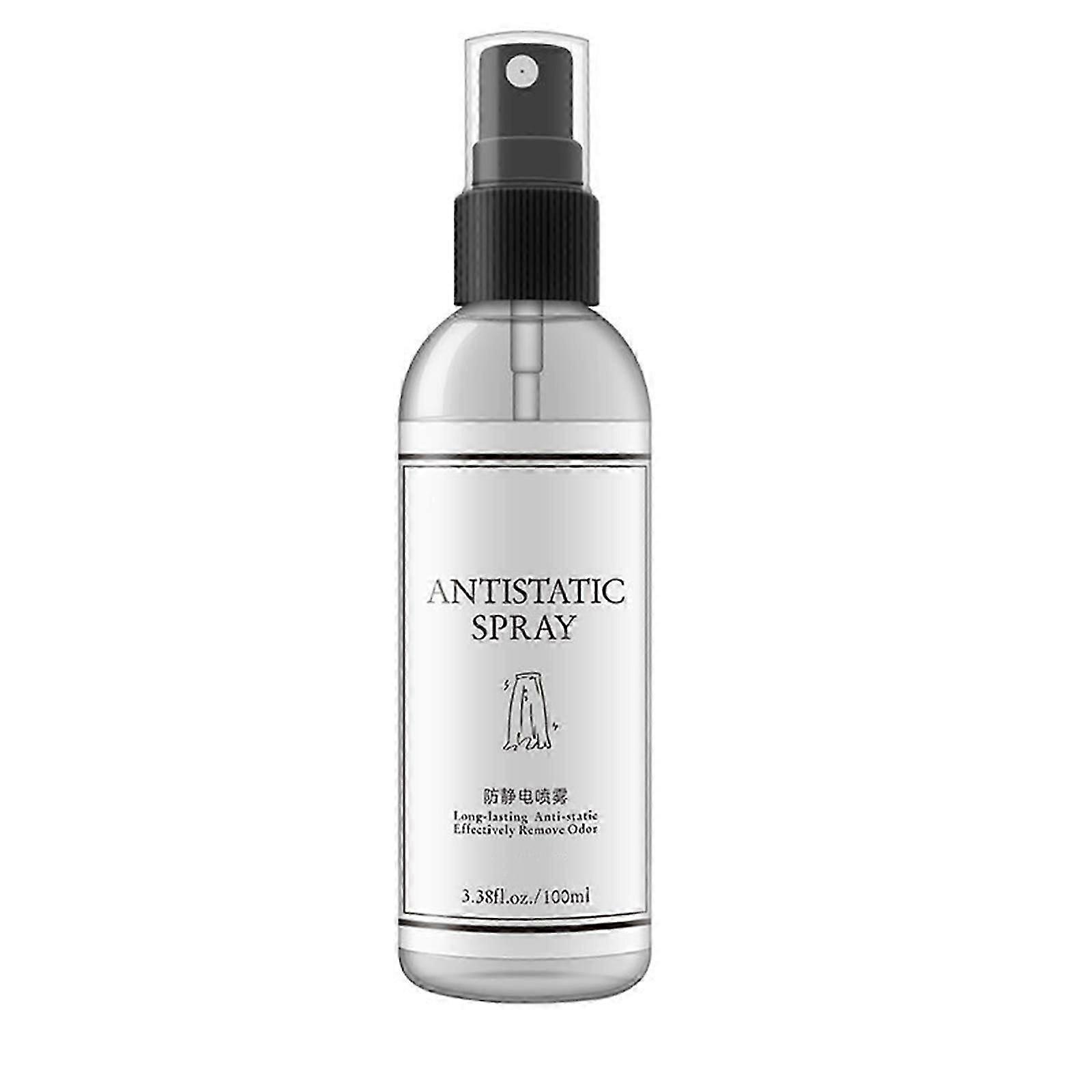 Antistatisk spray, antistatisk spray för textil, naturlig antistatisk utrustning för kläder, antistatisk utrustning för kläder, minska statisk elektricitet på kläder, textilier, bil