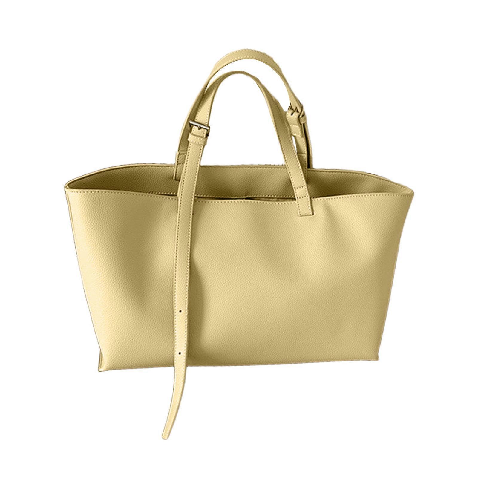 ファッショナブルなレディースバッグハンドヘルドバッグとショルダーバッグ女性と女の子のためのPUレザー脇の下バッグさまざまな機会にイエロー