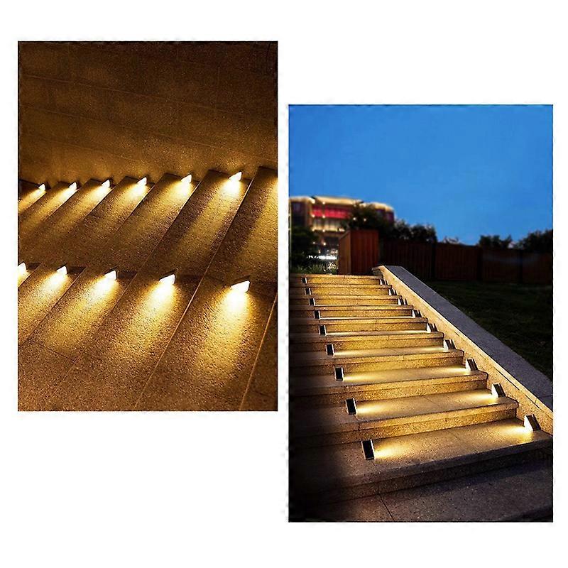 LED Solar Stair Light Constant Light 2Pc