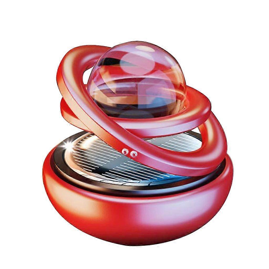 Portable Solar Power Car Air Freshener 360 Rotating Car Perfume Solar Energy