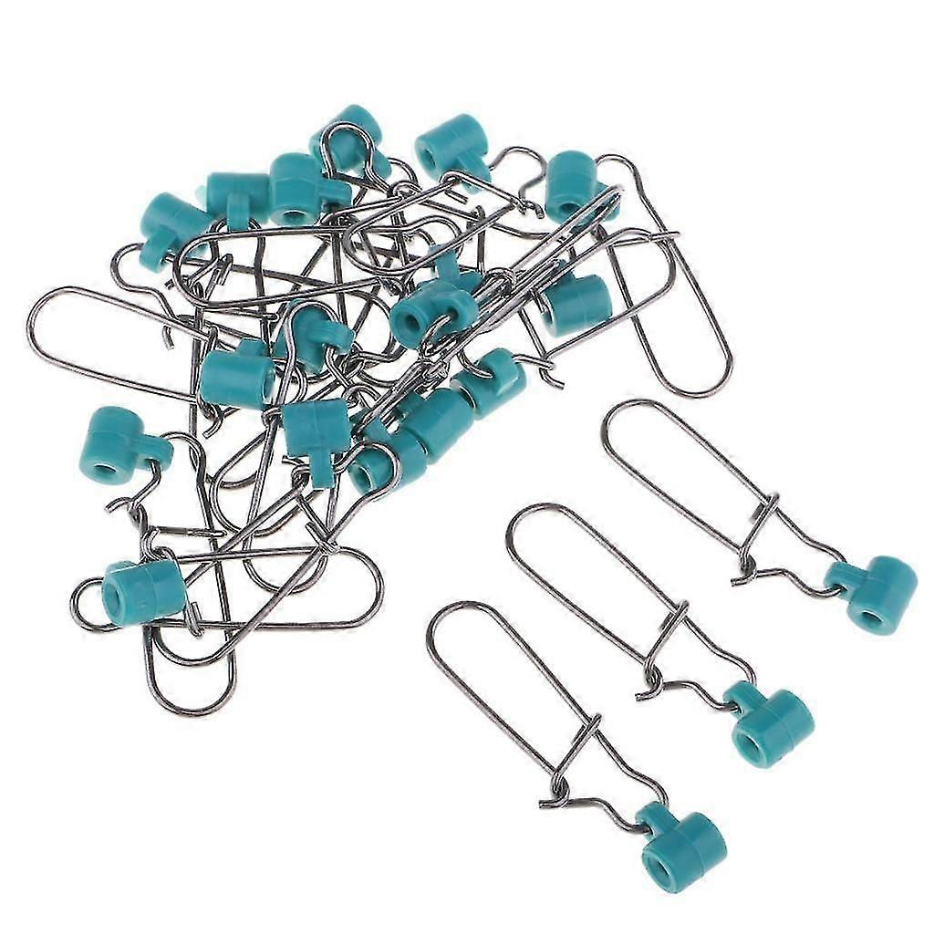 20pcs High Strength Fishing Sinker Slides with Nice Snap Fish Finder