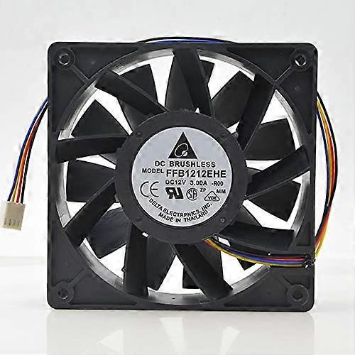 FFB1212EHE 120mm 12V 3.0A Cooler Fan for Bitcoin G Miner Powerful Server Case Fan