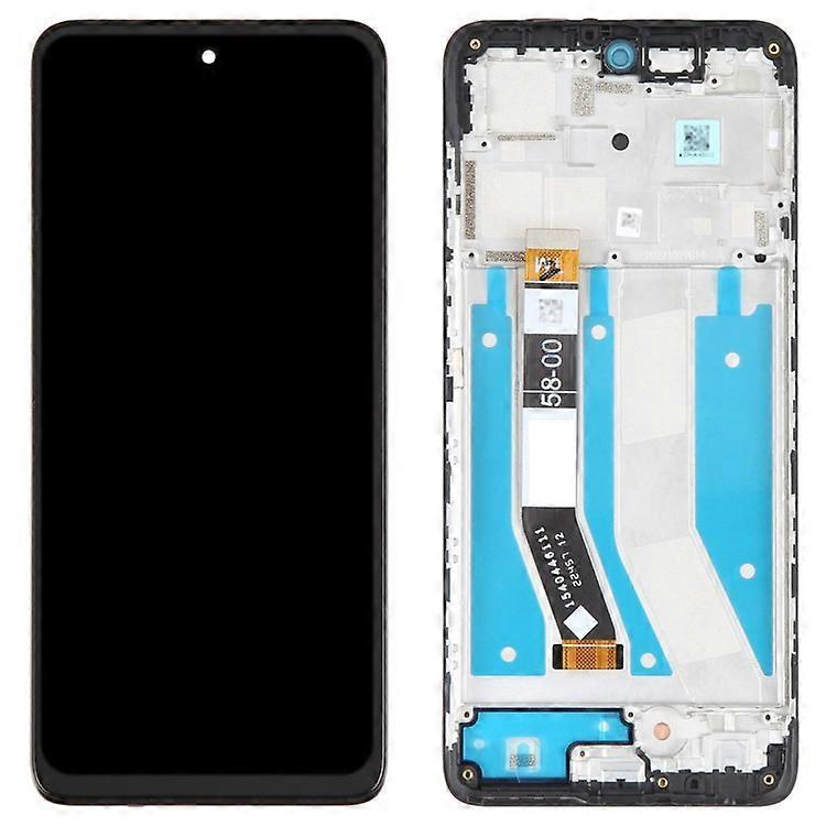 Compatible For Motorola Moto G73 5G OEM Grade S LCD Screen and Digitizer Assembly + Frame Replacement Part (without Logo)