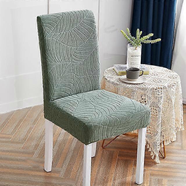 Three -Dimensional Jacquard Chair Cover For Dinning Office Desk Home Simple Texture Elasticity Chair Covers Waterproof Technology