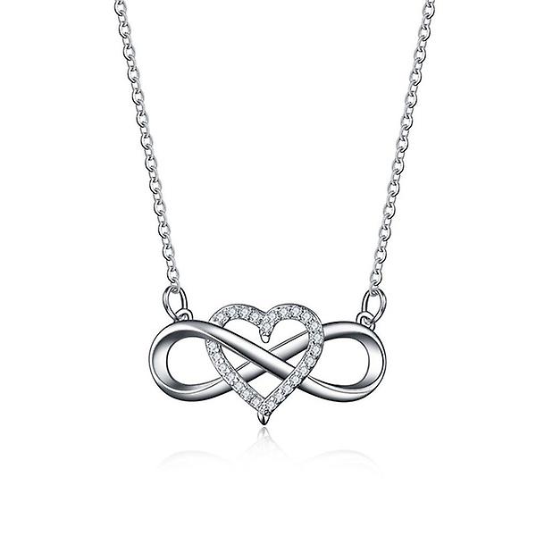 Mode Creative Love Collier Lucky Heart Shape [argent]