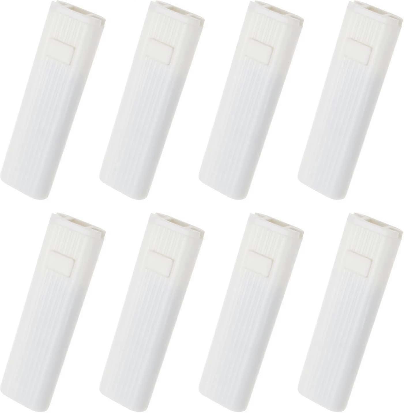 8 Pack Replacement Cords for Vertical Blinds White Plastic Safety Handle Clamp Device Blind Accessories 100 x 30mm